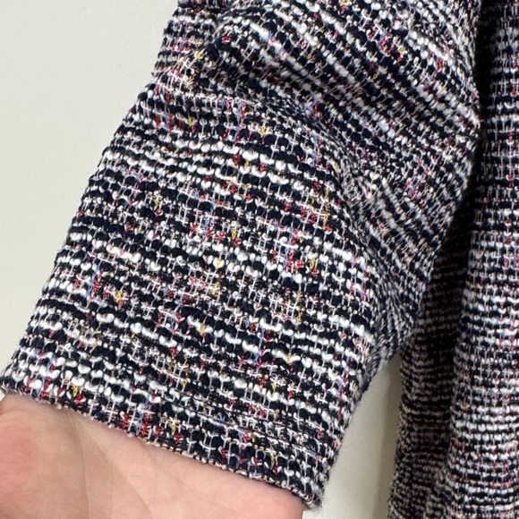 Women's Black and White Knit Top - Picture 2 of 4